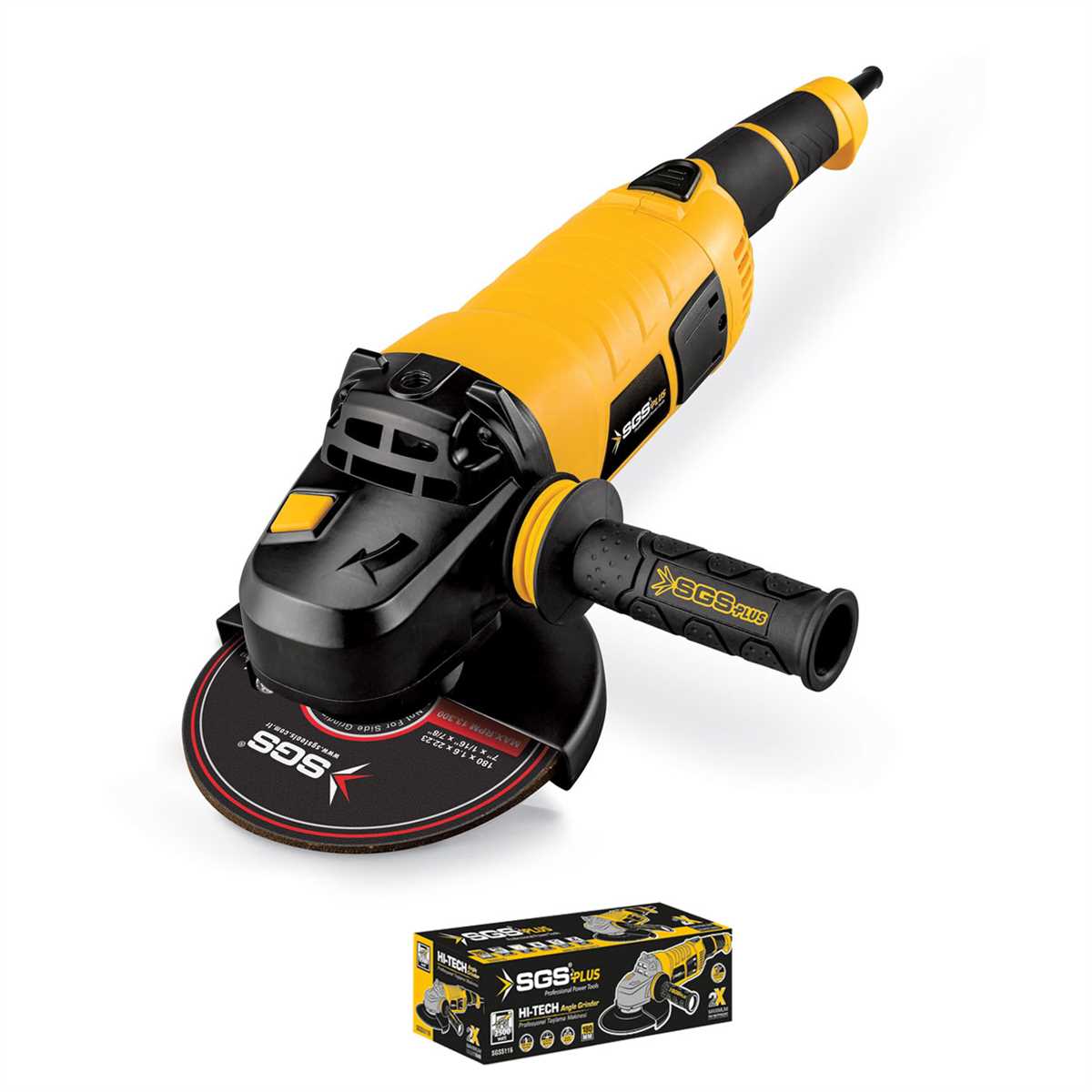 SGS Taşlama Makinesi 2500W 180mm (2/Koli)✓